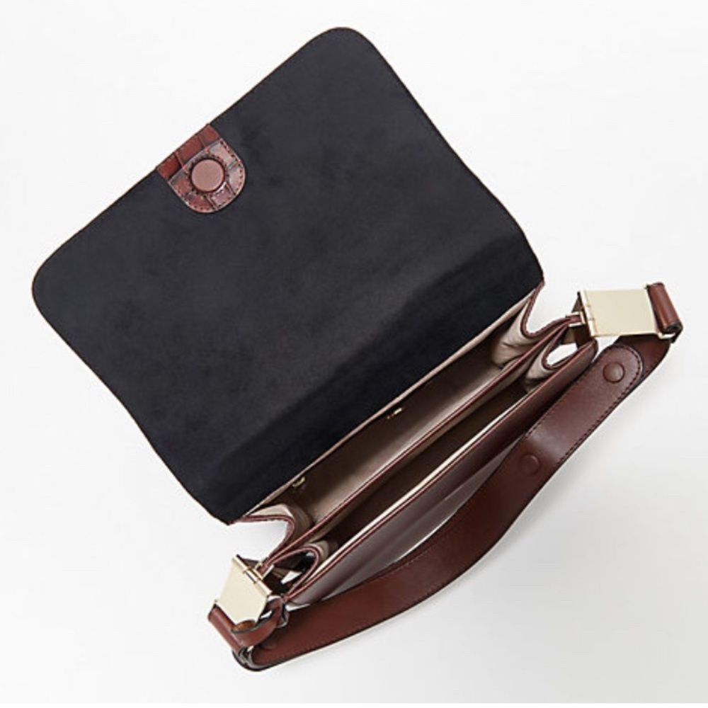 BRAND NEW W/TAGS RADLEY LONDON PORTER STREET CROC EMBOSSED FLAP SHOULDER BAG🤩 - Picture 3 of 14